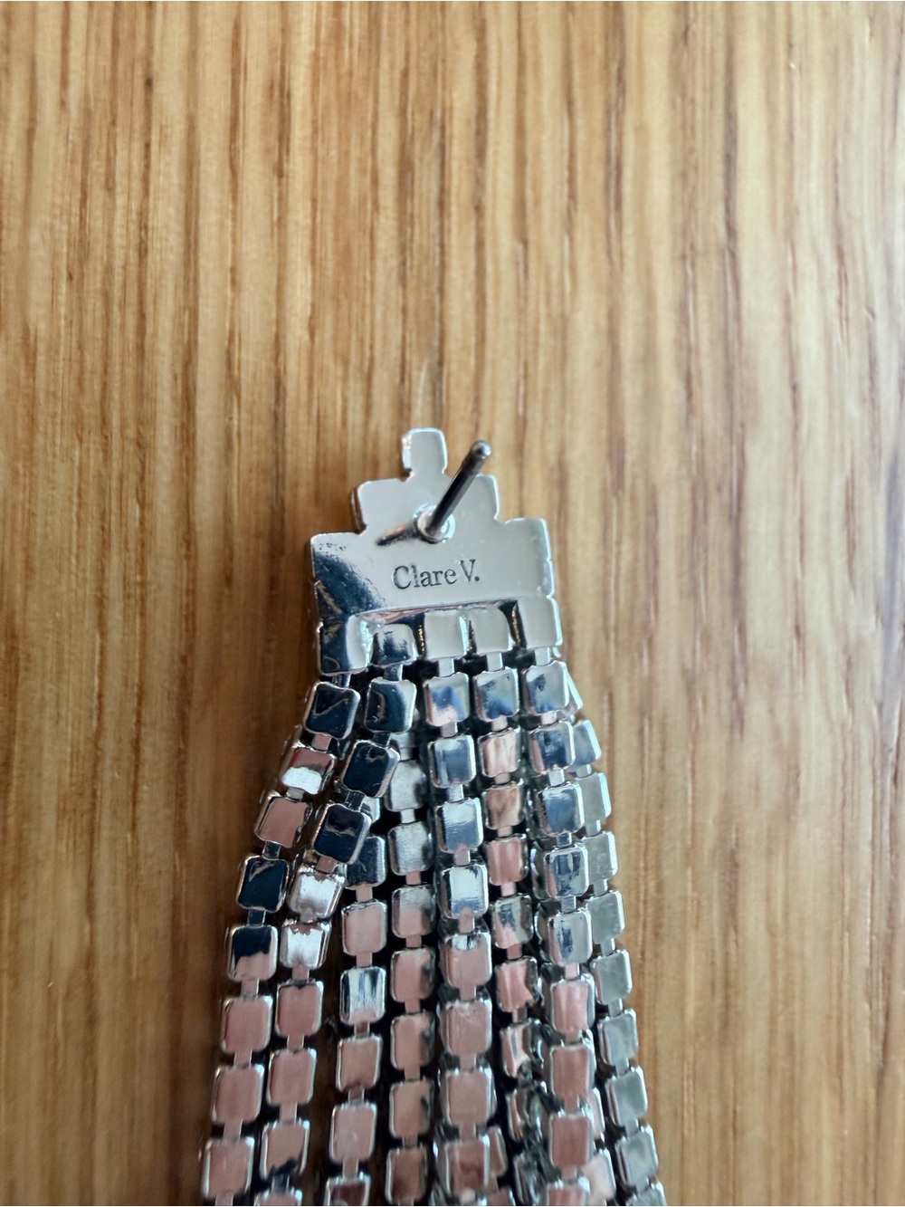 Clare V Layered Stone Statement Earrings - Clear Original: $95 - Picture 9 of 11